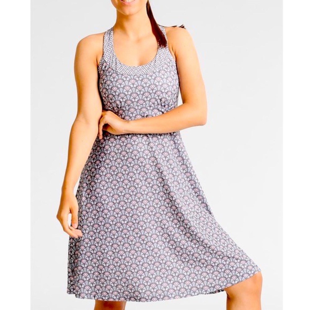 Prana Cali jersey dress-gray NWOT